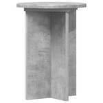 vidaXL Support de Plante 2 pièces Gris béton Ø29 5 x 40 cm