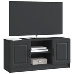 vidaXL Meuble TV Noir 102 x 34 5 x 47 cm Bois d'ingénierie
