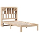 vidaXL Lit bibliothèque sans matelas 100x200 cm bois massif de pin