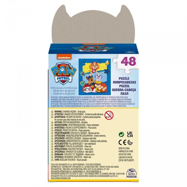 Puzzle boite personnage 48 pieces carton chase la pat' patrouille