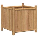 vidaXL Jardinière 40x40x40 cm bambou