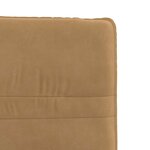 vidaXL Chaises à manger lot de 2 Marron Velours