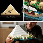 LEGO Architecture - Modèle de la Grande Pyramide de Gizeh - 21058 : Une Merveille du Monde à Construire