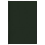 vidaXL Tapis de tente 400x600 cm Vert foncé