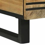 vidaXL Table basse Marron et Noir 100 x 54 x 40 cm