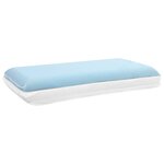 vidaXL Coussin de sommeil Uni Blanc 30 x 50 x 9 cm