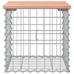 vidaXL Banc de jardin design gabion 43x44x42 cm bois massif de douglas