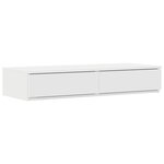 Tiroirs de lit vidaXL Blanc 80x36 5x16 5 cm Bois aggloméré