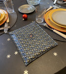 KIT Pochette cadeau réutilisable S Bleu Quimper