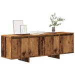 vidaXL Meuble TV vieux bois 120x30x40 5 cm bois d'ingénierie