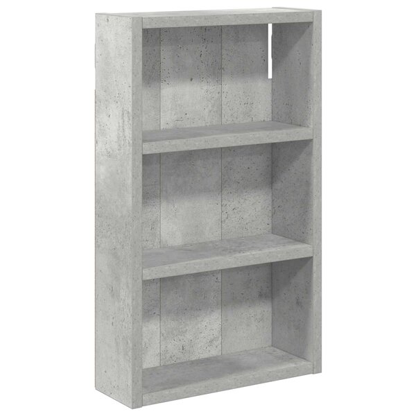 vidaXL Armoire murale de salle de bain Gris Béton 30 x 10 x 50 cm