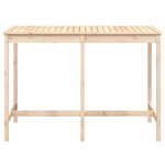 vidaXL Table de jardin 159 5x82 5x110 cm bois massif de pin