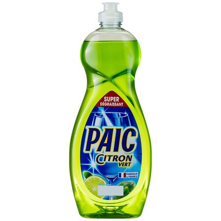 Liquide vaisselle main concentré citron vert - Flacon 750 ml (bouteille 750 millilitres)
