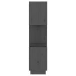vidaXL Bibliothèque/Séparateur de pièce Gris 51x25x101 cm Pin massif