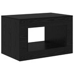 vidaXL Chêne Noir