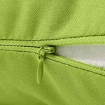 vidaXL Oreiller d'extérieur lot de 4 60 x 40 cm Vert pomme