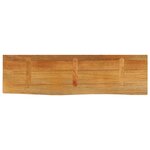 vidaXL Dessus de table à bord vivant 100x30x2 5cm bois massif manguier