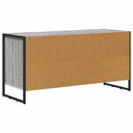 vidaXL Meuble TV Gris Sonoma 100 x 36 x 49 5 cm Bois d'ingénierie