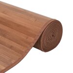 vidaXL Tapis rectangulaire naturel 70x1000 cm bambou
