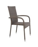 2 Chaises de jardin PORTLAND avec coussin