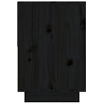 vidaXL Tables de chevet 2 Pièces Noir 60x34x51 cm Bois de pin solide