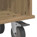 vidaXL Meuble TV Chêne artisanal 68 5 x 35 x 35 cm Bois d'ingénierie