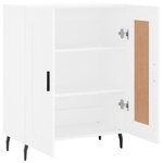 vidaXL Buffet blanc 69 5x34x90 cm bois d'ingénierie