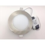 Spot led encastrable rond alu 6w - blanc chaud 2300k - 3500k - silamp