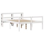 vidaXL Lit pour personne âgée et tête de lit 160x200cm bois pin massif