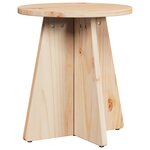 vidaXL Table basse 3 Pièces Naturel 49 x 49 x 30 cm Bois de pin massif