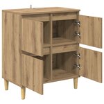 vidaXL Buffet Chêne artisanal 60 x 35 x 70 cm Bois d'ingénierie