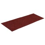 vidaXL Tapis d'escalier autocollants 30 pièces 60 x 25 cm Rouge bordeaux Rectangulaire