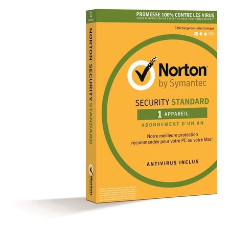 Nortonlifelock norton security standard 3.0 1 y licence de base 1 licence(s) 1 année(s)