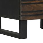 vidaXL Meubles de chevet - 2 pièces  40x33.5x46 cm  en bois massif de mangue
