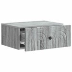 vidaXL Cabinet de chevet mural 2 Pièces Sonoma gris 49 x 34 5 x 20 cm
