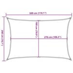 vidaXL Voile d'ombrage 160 g/m² Vert clair 2x3 m PEHD