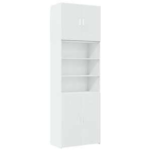 vidaXL Buffet haut blanc 80x42 5x249 cm bois d'ingénierie