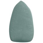 vidaXL Coussin de Dos Vert Mer 140 x 24 x 50 cm Velours