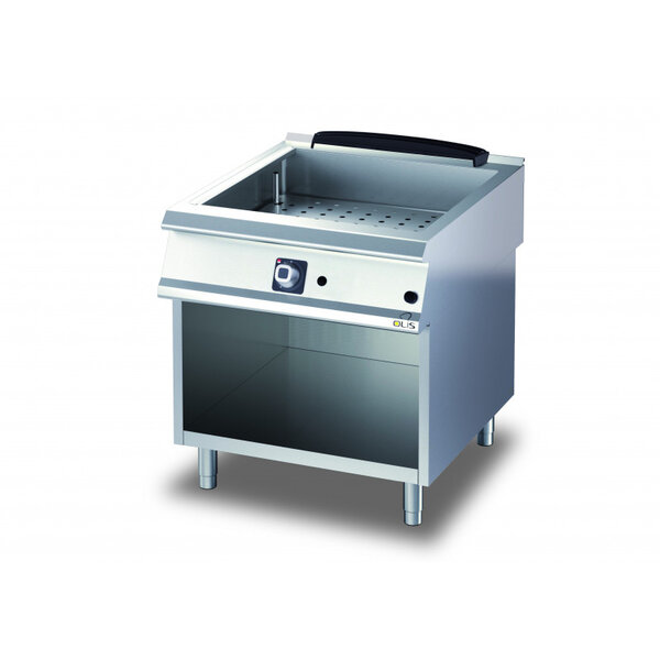 Bain marie gaz sur meuble diamante 90 - 2 gn 1/3 et 2 gn 1/1 - olis -  - acier inoxydable x900xmm