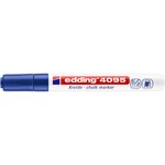 Marqueur craie liquide 4095 bleu 2-3 mm x 10 EDDING