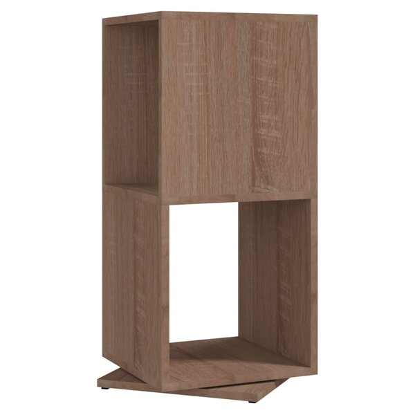 vidaXL Armoire rotative Chêne Sonoma 34 5x34 5x75 5 cm bois ingénierie