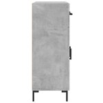vidaXL Buffet gris béton 69 5x34x90 cm bois d'ingénierie