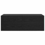 vidaXL Meuble mural Chêne noir 100 x 36.5 x 35 cm Bois d'ingénierie