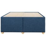 vidaXL Cadre de lit Bleu 120 x 200 cm Tissu