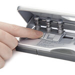 Perforateur multi-trous pour agenda  argent RAPESCO