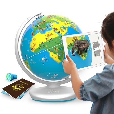 Globe interactif - jeux educatif orboot en réalité augmentée : multi jeux - quizz  défis  aventures