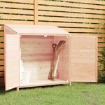 vidaXL Remise de jardin 102x52x112 cm Bois de sapin solide