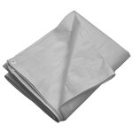 vidaXL Bâche 260 g/m² 3x6 m Gris PEHD