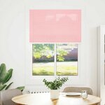 vidaXL Store plissé rose 85x150 cm largeur du tissu 84 4 cm polyester
