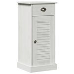 vidaXL Ensemble de mobilier de salle de bain 2 Pièces Marron et blanc